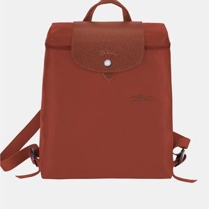 Longchamp Le Pliage Red Backpack